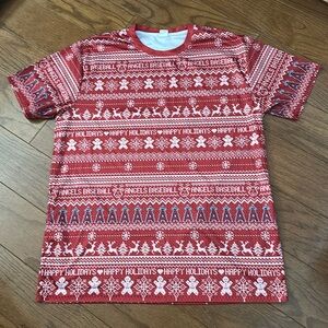 Los Angeles Angels Game Day Promo Christmas Print t-shirt XL